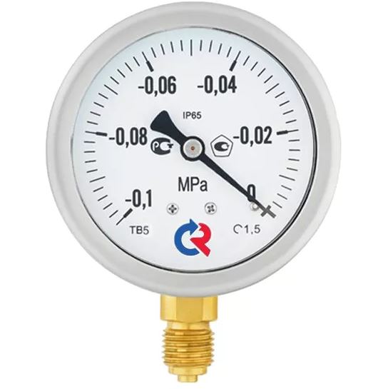 Манометр КМ-22Р 100/60 КРа, G1/2, радиальный, нерж. корп. кл.т. 1,5