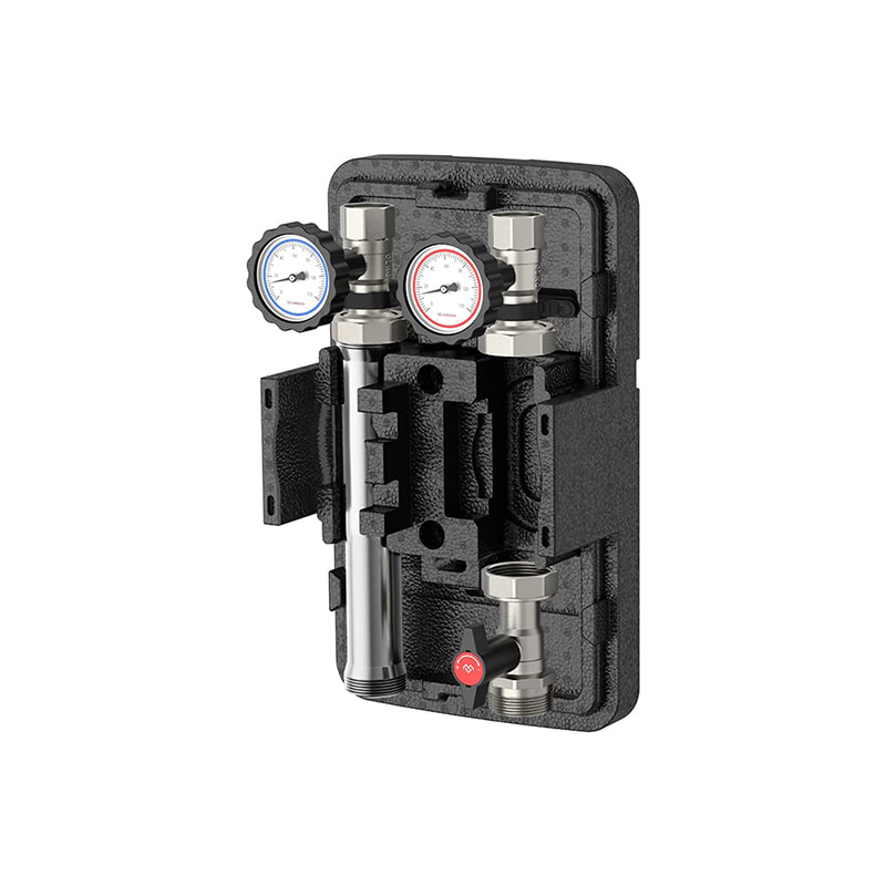 Группа быстрого монтажа Varmega V-Flow DN25 прямая нерж.сталь, без насоса VMPG10-250000